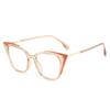 Armações de Óculos Transfronteiriças Tr90 Misturadas com Liga, Modernas e de Vanguarda, Ultraleves, Bonitas, Coloridas, com Plaquetas Nasais de Silicone 7125