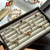 Pulsera de Cuentas Redondas de Jade de Seda Dorada Hotan de Xinjiang Natural para Mujer Exquisita DIY Multi-Gema Pulsera de Cuentas Ábaco Prosperidad Suerte