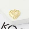 Accesorios para el cabello con forma de corazón vintage chapados en oro hechos a mano de Corea, pendientes, collares y pulseras de aleación.