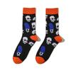 Calcetines de algodón para hombre, de talla grande, con diseño de animación de las cuatro estaciones, de estilo europeo y americano, para mujer Simpson, de Amazon, fabricantes de comercio exterior al por mayor.