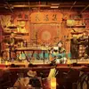 Coleção de canções folclóricas pano de parede de taverna estilo étnico toldo pano para pendurar tapeçaria boêmia pano de teto decoração pano de fundo de palco