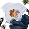 Camiseta casual de manga curta 2023 tamanho plus size tamanho europeu menina cheinha roupas estampadas camiseta feminina de manga curta Gola redonda