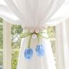 Tiras para Cortinas, Hebillas Magnéticas de Perlas, Tiras para Cortinas de Gasa Tulipán, Accesorios Creativos de Decoración para Cortinas, Cuerdas de Recogida, Hebillas para Cortinas