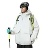 Nueva Chaqueta de Trabajo con Capucha para Hombre 2025, Cortavientos, Impermeable, Engrosada, Marca Trendy de Invierno, Holgada, Cálida y Resistente al Frío