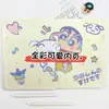Cuaderno para Colorear de Xiaoxin Abrazando Perros A5 Crayón Láser Cuaderno Xiaoxin Diario de Cuero PU de Alto Valor