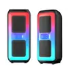 Nueva bocina Bluetooth portátil doble de 4 pulgadas micrófono portátil para exteriores karaoke Fábrica de Audio BT-2422