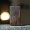 Pendente da Marca Amarelo da Fortuna de Agarwood de Qin'an Pingente Artesanato em Relevo Escultura Peça Única para Segurar Estilo Chinês Peça de Mão Colar Wenwan