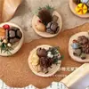 Ímã de Geladeira Estilo Floresta Canela Espécime de Planta Flor Seca Adesivo Magnético DIY Natal Souvenir de Compra em Grupo Corporativo Presente de Aniversário