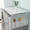 Pano de capa para geladeira, capa à prova de poeira, pano à prova de poeira para máquina de lavar, capa protetora, pano de capa para geladeira de porta única e porta dupla para forno de micro-ondas