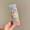 Ligas para el pelo de toalla de alta elasticidad para niños, gomas elásticas pequeñas para niñas, ligas de colores para bebés, anillos para el pulgar, cuerdas para el pelo