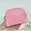 Bolsa de almacenamiento de cuero con patrón de cocodrilo, bolso cruzado de cadena para mujer, bolso pequeño, bolsa de cosméticos portátil, neceser de viaje