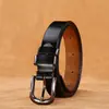 Cinturón Nuevo de Cuero Genuino para Mujer Versátil Estilo Coreano Cinturón Fino Decorativo para Mujer Hebilla de Pin Moda Cinturón para Pantalones Cinturón Puro de Piel de Vaca Lote