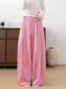 Pantalones de Traje Casual Retro Americano para Mujer Verano 2026 Deportivos Sueltos Adelgazantes Moda High Street Rectos Pantalones de Trabajo