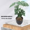 Planta Verde Simulada Monstera Nórdica Decorativa en Maceta Hogar Interior Monstera Blanca Planta Artificial Flor Simulada