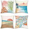 La funda de almohada de verano nueva más vendida de Amazon con estampado de océano y playa para sofá de verano y decoración de sala de estar