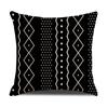 Funda de almohada Amazon Nordic Home Decor Letra geométrica Funda para cojín de sofá Cojín de oficina Extraíble y lavable