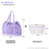 Bolsa de Malla para Playa Bolsa de Viaje para Artículos de Tocador Bolso Hueco Bolsa con Cordón Bolsa de Compras Plegable Bolsa Interior