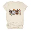 Amazon eBay nueva estación independiente casual a la moda versátil mujer mama boo cuello redondo manga corta camiseta para comercio exterior