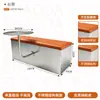 Asientos en cabina estilo cafetería coreana, Mesas y sillas de acero inoxidable para restaurante de barbacoa, Sofá con funda suave, Mesa y sillas sencillas y modernas para cafetería de té con leche
