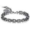 Pulsera Retro para Hombre Yuhong Agrietada Moda Europea y Americana Diseño de Nicho Sentido Avanzado Moda Fría Outlet de Fábrica para Hombres