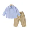 Conjunto de Ropa de Otoño para Niños Conjunto de Camisa y Pantalón Largo para Niños Pequeños Ropa Infantil Pantalones Casuales para Bebé Camisa Infantil Primavera y Otoño Moderno
