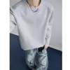 Sudadera Sencilla de Color Sólido con Cuello Redondo para Pareja Otoño e Invierno 2026, Versátil Diseño de Nicho Estilo Americano Camiseta Negra
