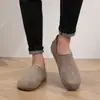 Nuevos Zapatos Birkenstock para Hombre Retro Versátiles de Primavera y Otoño, Uso Bidireccional, Zapatos Casuales Deslizables de Exportación, Mocasines tipo Mule con Aumento de Altura