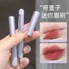 Pincel para Labios, Pincel para Lipstick, Pincel Difuminador, Cabeza Redonda Pequeña con Tapa, Mini Pincel Portátil para Labios, Pincel para Bálsamo de Labios y Corrector, Pincel de Maquillaje Profesional