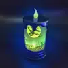Luz de Vela Digital de Halloween Velas Artificiales Venta al por Mayor Diseño de Lugar Accesorios Luz Decorativa Adornos de Escritorio Luz Nocturna