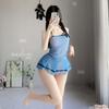 Lingerie Sexy, Roupas Sexy Estilo República da China, Uniforme Cheongsam, Cosplay, Pijamas Transparentes, Role Play de Transgender de Desejo Puro Feminino