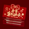 Sobres Rojos de Cumpleaños para Personas Mayores con Sentido de Ceremonia, Bolsas de Sobres Rojos Especiales para Abuelos, Cajas de Regalo Desplegables Creativas y Personalizadas