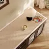 Tapete de Mesa Estilo Vintage para Aparador de Jantar, À Prova d'Água, À Prova de Óleo, Não Precisa Lavar, Luxo Leve, Sensação de Alto Padrão, Tapete para Bancada, Gabinete de Sapatos para Entrada, Tapete para Gabinete de TV