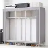 Perchero para uso doméstico en el dormitorio, perchero de pie, perchero pequeño y sencillo para almacenamiento de ropa en dormitorio