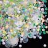 Manicure Mista de Alto Brilho Super Flash Sequinhas para Pet Pérola Discos Estrela DIY Preenchimento com Lama de Cristal Patch para Manicure