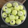 Cuentas de Cerámica Agrietada Accesorios para Pulseras de Cuentas Sueltas Cerámica Agrietada a Alta Temperatura con Agujero Grande Pulsera de Cuentas de Cerámica Agrietada Accesorios para Ropa En Stock