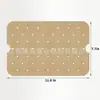 Papel para Freidora de Aire Resistente a Altas Temperaturas Espesado Teflon Almohadilla para Hornear Fácil Grado Alimenticio Antiadherente Almohadilla para Olla de Freír Papel para Freidora de Aire