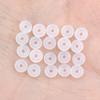 Junta tórica de silicona suave multicolor 4x 1 mm para anillo de barra perforada 14G/16G/18G
