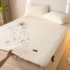 Protetor de Colchão Impermeável Matriz para Cama Casa Quarto Estofado Matriz para Colchão Colcha Protetor de Cama Antiderrapante Dormitório Estudante Quarto de Aluguel Individual