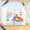 Domina el Marcador Acrílico de Punta Suave de Líquido Directo 5105 con 60 Colores para Niños, No Transparente y Apilable, Marcadores de Pintura de 48 Colores