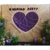 Check-In de Fotos de Boda Área de Fotos Decoración de Pared con Fondo de Corazón Tela Tela de Fondo con Forma de Corazón para Boda Diseño Popular de Bricolaje