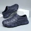 Sapatos de Trabalho Casuais Resistentes ao Desgaste, Antiderrapantes, Resistentes a Óleo, Estilo Hotel, Sapatos de Chefe Masculinos, Leves e Impermeáveis