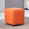 Taburete de almacenamiento moderno estilo nórdico, taburete para cambiarse los zapatos, taburete pequeño multifuncional, banco plegable, taburete cubo, taburete de combinación cinco en uno