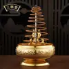 Soporte para espiral de incienso de sándalo, porta incienso para templo de uso doméstico, soporte para espiral de incienso de sándalo, porta incienso de áloe, bandeja para incienso repelente de mosquitos