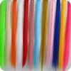 Pieza de extensión de cabello de peluca autoconectable colorida una por una cabello real sin costuras parche femenino autoconectable recto cabello resaltado