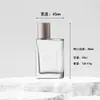 Ventas Directas de Fábrica de Botellas de Perfume de Vidrio en Stock, Botellas con Atomizador, Botellas de Relleno de Perfume de Alta Gama, Botellas de Vidrio de 30 ml, Botellas Transparentes Vacías