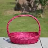 Cesta Decorativa de Frutas e Flores Cesta de Mão Cesta de Legumes Cesta de Rattan Cesta de Presente Cesta de Bambu Cesta de Piquenique Cesta de Colheita