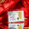 Pegatinas para Teléfono de Oro Puro 999, Láminas de Oro para Hacerse Rico de Princesa, Imanes de Refrigerador de Fortuna, Tarjetas de Oro de Tesoro, Regalos al por Mayor