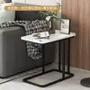 Mesa lateral de sofá, mini mesa de centro, armário lateral moderno para sala de estar, mesa de armazenamento para varanda, mesinha, mesa quadrada de canto de luxo leve