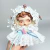 Accesorios para Muñecas Cubrecabezas Muñeco de Peluche Accesorios para Ropa de Bebé Bubble Mart Sp Tejido Ligero Set de Decoración de Jardín Ropa para Muñecas