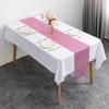 Suministro Transfronterizo de Banderas de Mesa Bordadas con Lentejuelas Mediterráneas, Banderas de Mesa de Lentejuelas de Alta Densidad, Fabricantes de Banderas de Mesa para Banquetes de Boda de Hotel